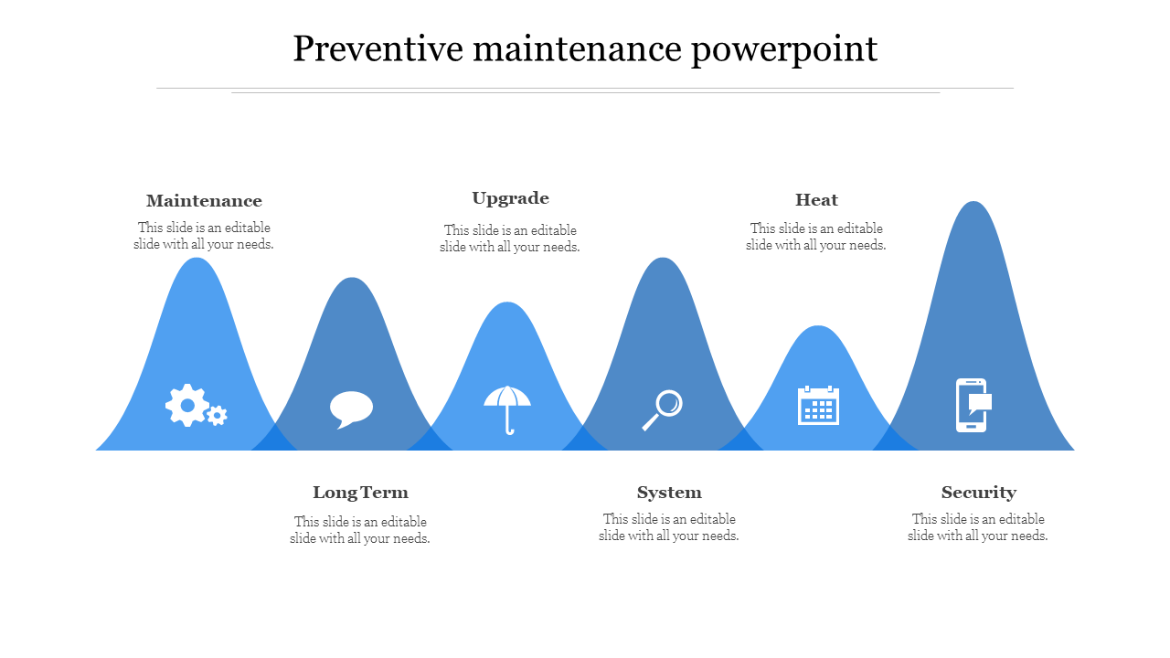 preventive maintenance powerpoint-Blue